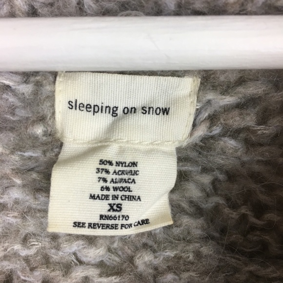 Anthropologie Sleeping in Snow Cowl Knit Sweater - Picture 6 of 8